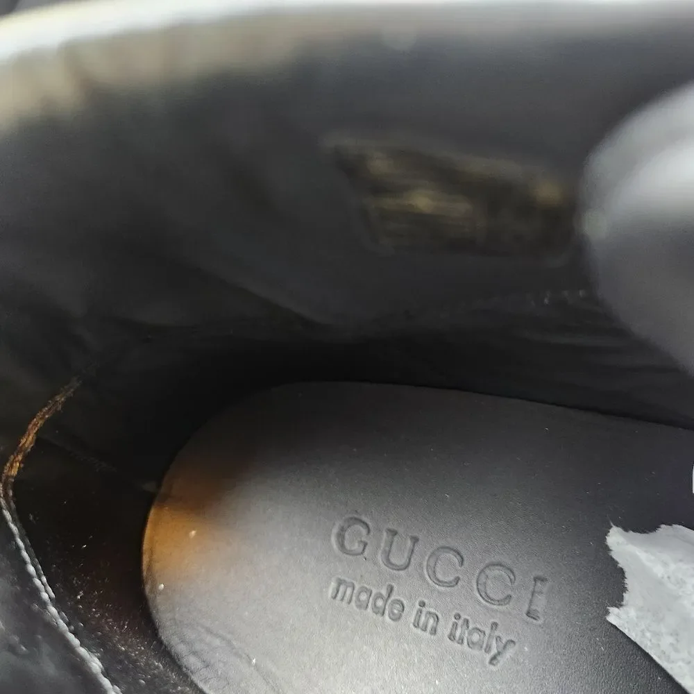 GUCCI ACE High Top 'Bee' sneakers size 5 BNWB with defect